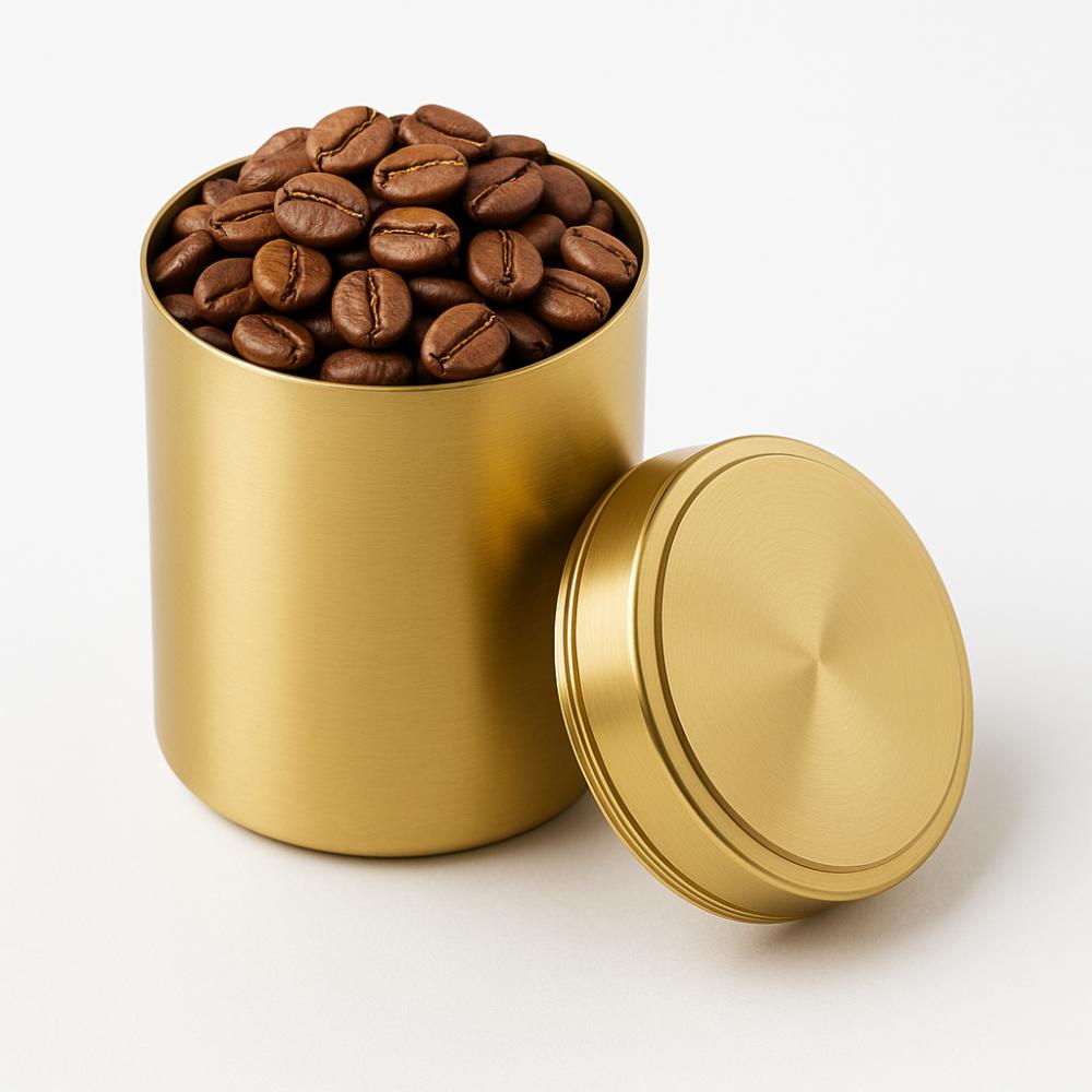 Solid Color Sealed Jar Moisture-proof Metal Box Portable Tea Can  Travel