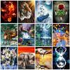 5D DIY Diamond Painting Magic Cartoon Animal Diamond Embroidery Cross Stitch Kit Full Rhinestone Mosaic Home Decor