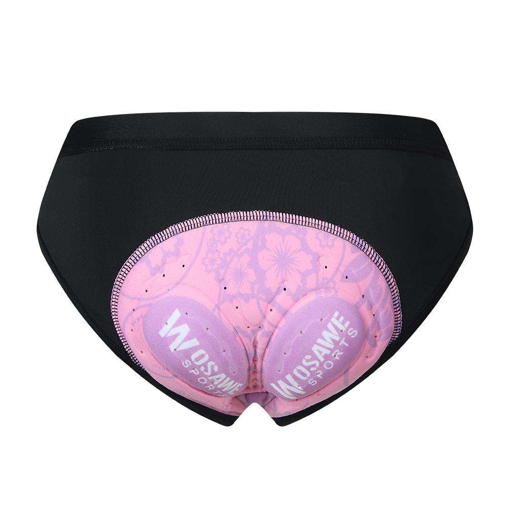 Женские велосипедные шорты WOSAWE, женское нижнее белье с мягкой подкладкой, трусы для верховой езды, велосипедные трусы