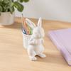 3D-печатная корзина для хранения кролика, милый держатель для зубочисток в виде кролика, настольный органайзер, мини-контейнер для цветов на стол, маленький практичный органайзер для канцелярских принадлежностей