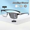 Интеллектуальные очки для чтения с изменяющимся цветом, прогрессивные мультифокальные очки для пресбиопии, ультралегкие очки для дальнозоркости до +4.0