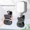 Selfie Light Clip Mount Holder with 1/4 Screw Connectors Attachment Clamp Stand for Monitor Camera Screen LCD Display