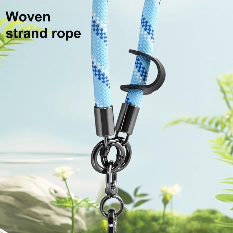 Универсальный шнурок для телефона, шнурок-ремешок против потери, съемный цветной шейный шнур, страховочная привязь для телефона, цепочка-брелок, веревка с картой