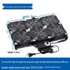 Zhuchuang Jingpin Large Airflow 6-Fan Laptop Cooling Stand
