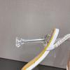 Fashion High Heels Women 2024 New Stiletto Crystal Pearl Bow Strap Sandals Transparent Women's Shoes Zapatos Mujer