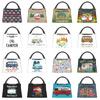 Cartoon RV Happy Campers Insulated Lunch Tote Bag for Adventure Camping Van Life Cooler Thermal Food Lunch Box Office