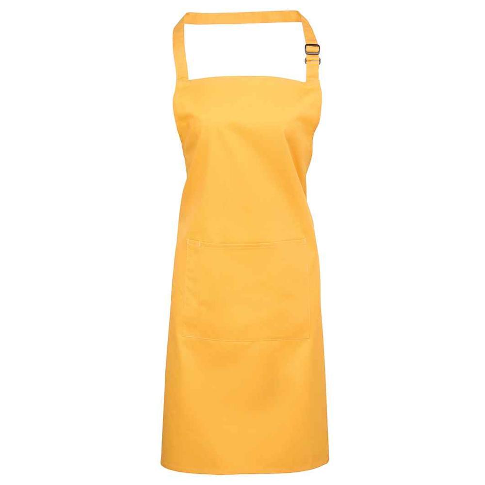 Premier Unisex Adult Colours Collection Pocket Bib Apron