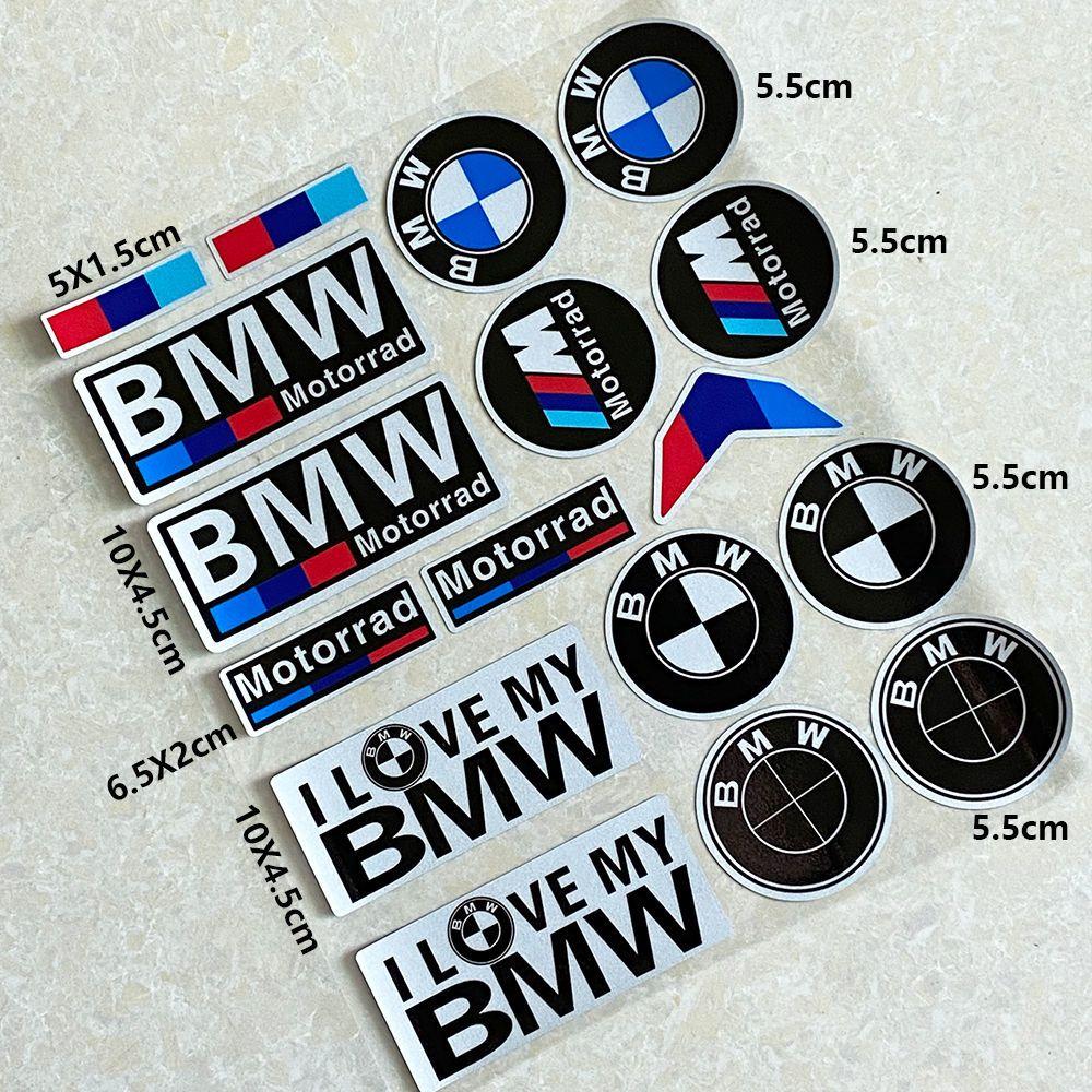 Motorcycle Car Trunk Reflective Decorative Stickers For BMW M Power Performance E28 E30 E34 E36 E46 E60 E90 F84 F87 X1 X3 X5 X6 MPSGW1
