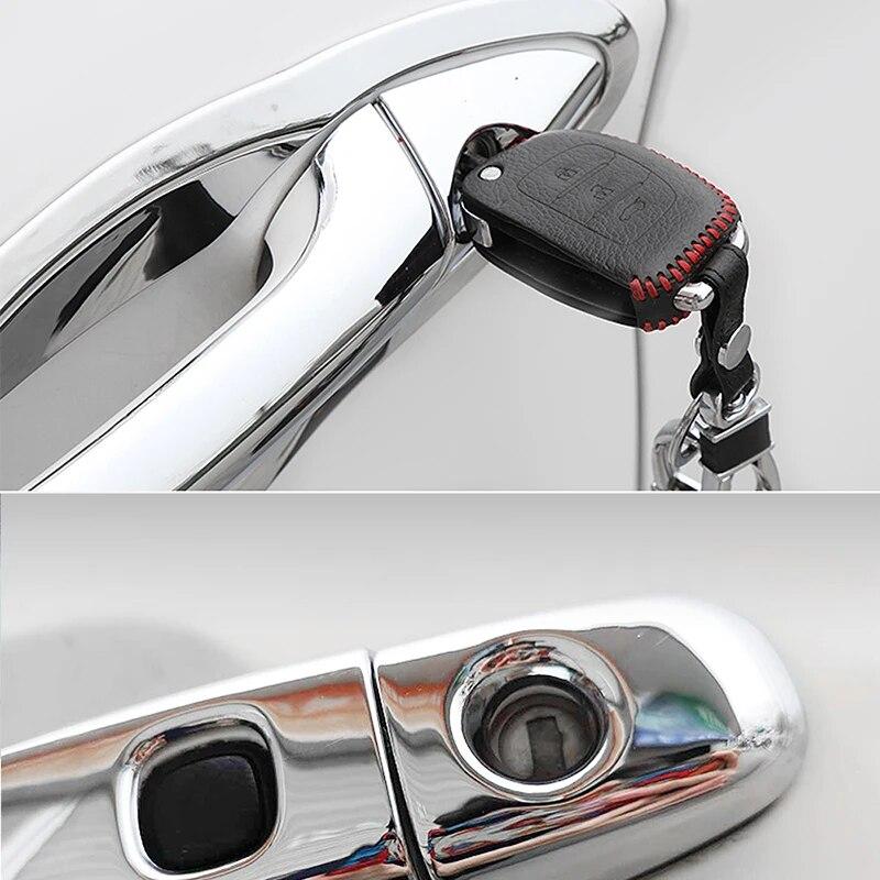 For Renault Clio Lutecia V MK5 BF ~ Auto Luxuriou Anti-dirty Chrome Exterior Door Handle Cover Car Accessories Sticker