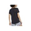 Nike Quick-Dry Logo Crew Neck Pullover Short Sleeve T-Shirt Women Tops Black AQ3210-010