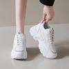 Spring/Autumn Round Head Shallow Mouth Lace-up Non-slip Casual Sneakers Fashionable New Sexy Thick-soled Walking Shoes for Women