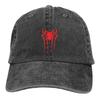 Бейсболка Red Spider Washed Vector Animal Classic Hip Hop Hats Summer Couple Women Kpop Rock Custom Logo Cap