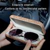 Коробка для хранения солнцезащитных очков для автомобиля с алмазной инкрустацией: Портативный и стильный аксессуар для интерьера