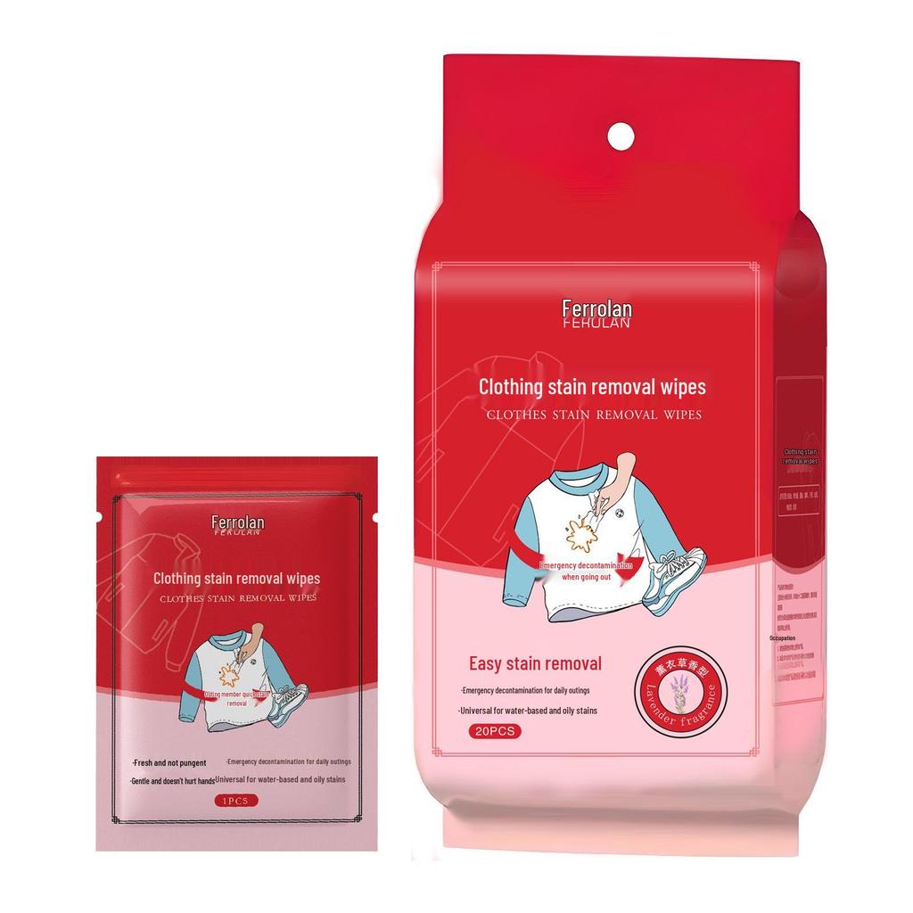 Безводные салфетки для удаления пятен для одежды, обуви и курток