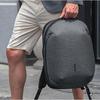 Men Backpacks Kingsons 180° Open Anti-theft Customs Lock with USB Charging Port Male Backpack 15.6 Inch Laptop Backpack Gray KS3204W