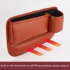 Car Seat Gap Storage Box with Cup Holder Large Capacity Wear Resistant Waterproof Center Console Car Interior Organizer