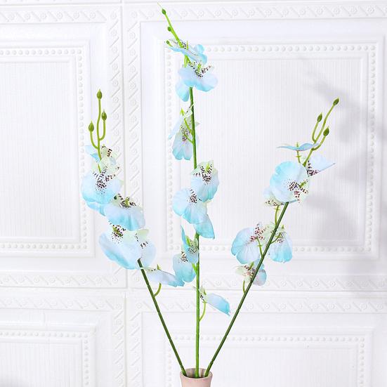 Искусственные орхидеи 3 ветки реалистичный красочный искусственный цветок свадьба дом офис стол