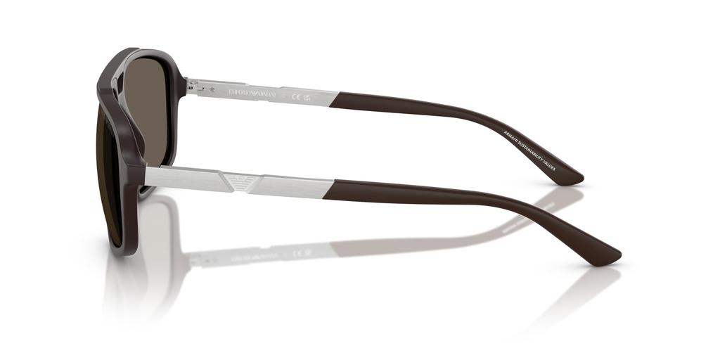 Солнцезащитные очки 0EA4236U ТЕМНО-КОРИЧНЕВЫЙ 59 [Emporio Armani]