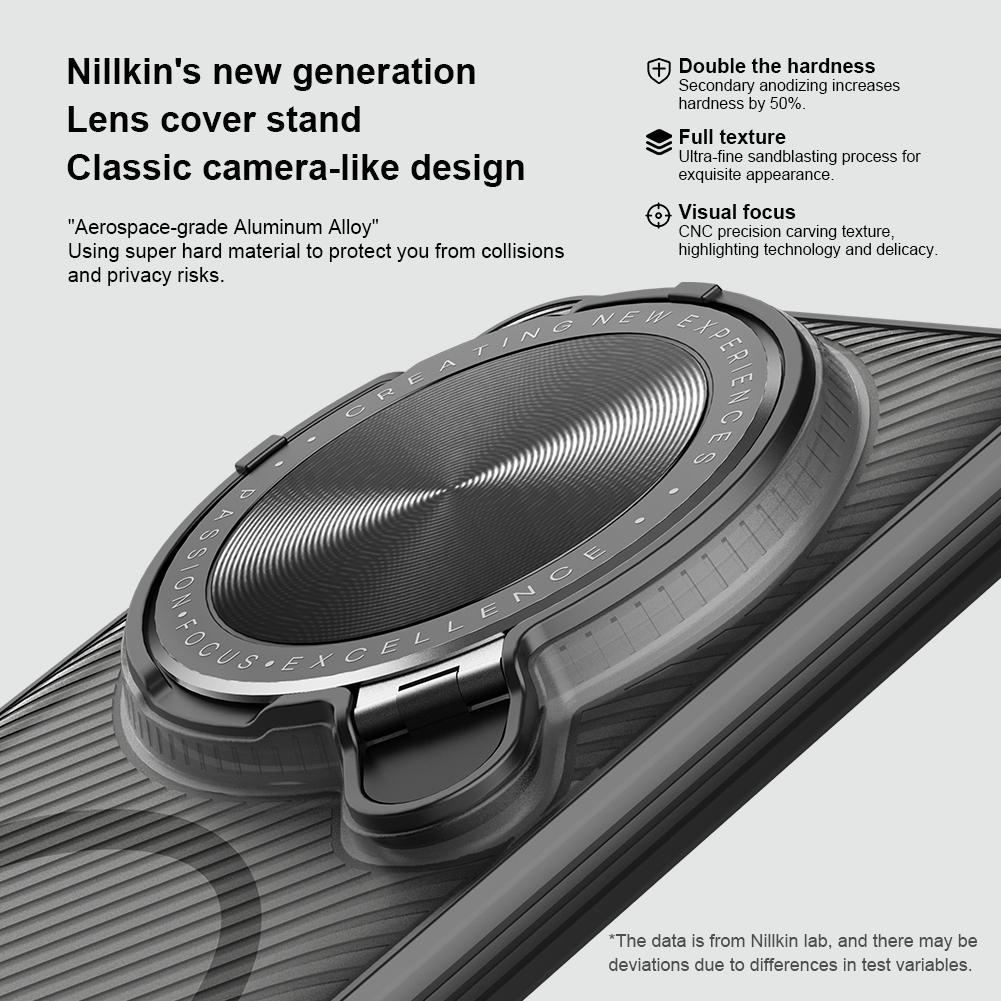 Для Xiaomi MI 15 Ultra чехол для телефона Nillkin CamShield Prop Magnetic Clear Version Hard PC+TPU Shell противоударный чехол для задней панели