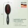 Handmade in Germany since 1869 Nylon and Boar Bristle Brush For Normal to Heavy and - Hair, Travel, Kids, (Medium)