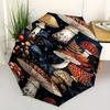 Автоматический складной зонт с тематикой «Грибной лес», Портативный компактный 3-складной зонт для мужчин и женщин, Подарок на День святого Валентина, День матери0725019