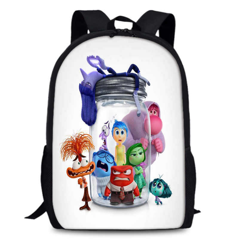 Школьный рюкзак Inside Out 2, 15-дюймовый, для ученика, рюкзак для студента, рюкзак большой вместимости