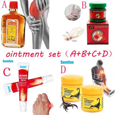 4 шт./компл. противовоспалительные масла и пластыри противовоспалительные масла и пластыри китайский крем для ног и ног пластырь от боли в коленях молочко для тела крем для тела