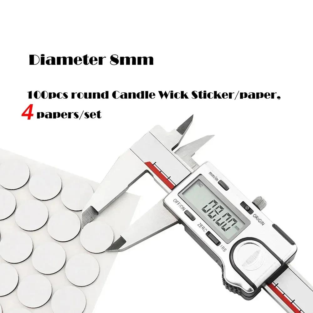 Наклейки для фитилей свечей Принадлежности для изготовления свечей Силиконовые формы Свечи Воск Фиксированные базовые кронштейны Набор Искусства Ремесла Шитье Дом Форма