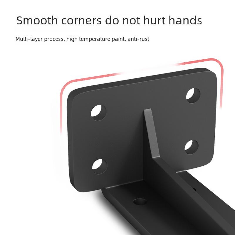 Invisible Wall-Mounted T-Shaped Display Rack