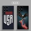 Американский флаг США Пятиконечная звезда Чехол S25 Ultra для Samsung Galaxy S25 S24 S23 S20 S21 FE S22 Ultra S10 Plus Мягкая крышка для телефона