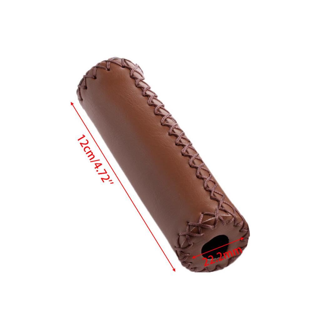 Cover Leather Bicycle Grips Retro Cycling Grip Vintage Bicycle Grips Bicycle Handlebar Grips