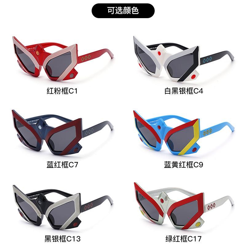 Cute cartoon silicone sunglasses for kids2026New polarized sunglasses for boys and girls, baby sunshades