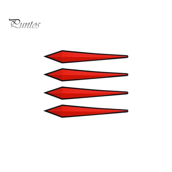 4 шт. Полезная самоклеящаяся полоска для защиты от столкновений на двери автомобиля, защитная накладка на бампер, безопасная парковка, 3D-наклейка, аксессуары для автомобиля