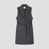 She S miSS Wool caShmere Belted Long veSt Swhvto42040 Ch