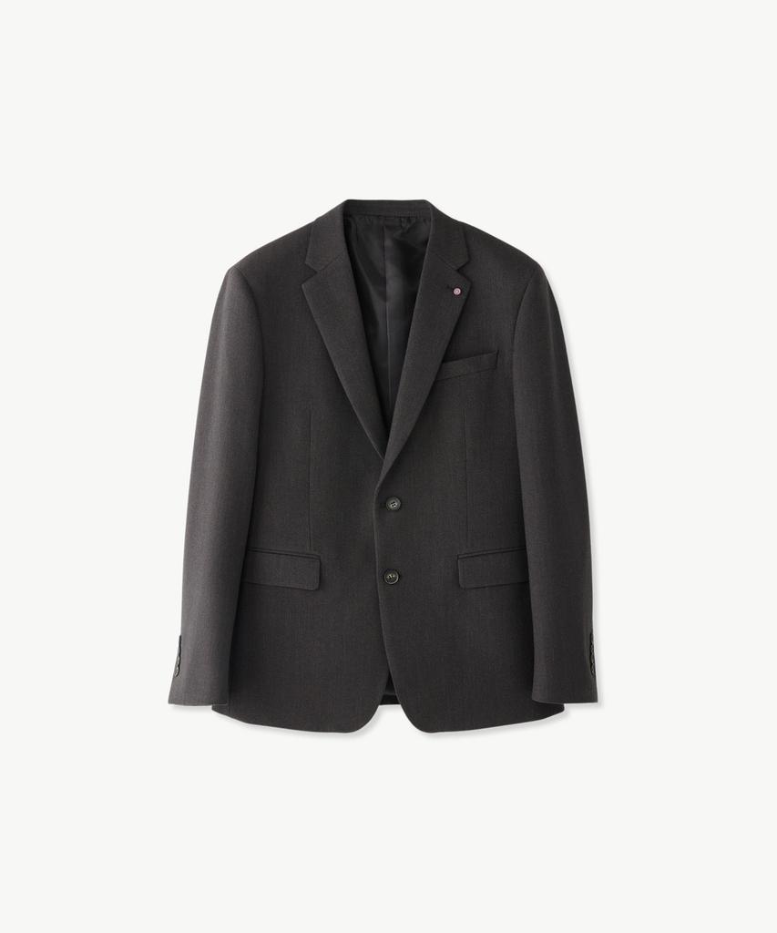 STCO Easy Care Fine Stripe Two-Tone Suit Set_Brown (Slim Fit)_Ssjvd01Set (A Type)