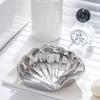 Sea Shell Shape Shell Storage Box Ceramic Soap Dish Creative Swan Soap Case  Bathroom Accessories
