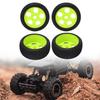 4 шт. RC шины 5 отверстий 17 мм шестигранный диаметр прочные зеленые RC колесные диски шины для Traxxas 1/8 RC автомобилей