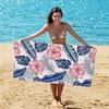 Double-sided Velvet Beach Towel, Microfiber Towel, Water-absorbing Printing Quick-drying Sunscreen Shawl