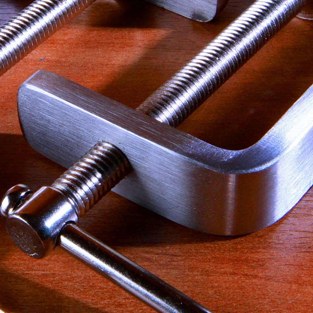 Heavy Duty Woodworking Clamp Set 304 Stainless Steel C Clamp Tiger Clamp Tools for Welding/Carpenter DIY Hand Tool Grip Clipping