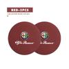 2Pcs Car Coasters Anti-slip Water Cup Drink Holder Accessories For Alfa Romeo 159 Giulietta Giulia 147 Mito 156 159 166 GT