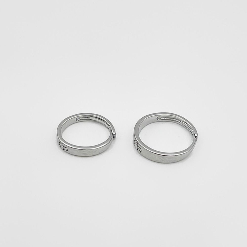 Set Wedding Adjustable Lovely Couple Open Rings Kroean Ring Cat Finger Ring Romantic Silver Jewlery
