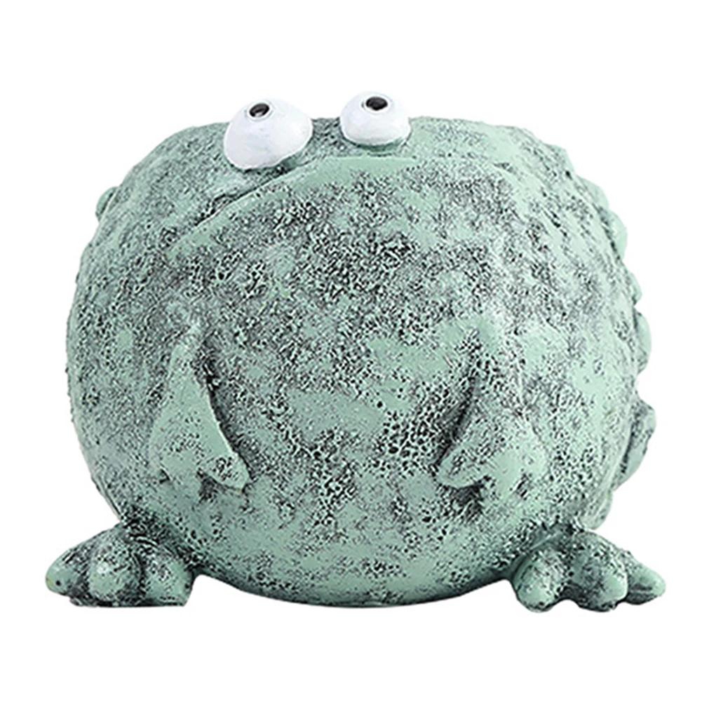 Funny Frog Planter Resin Cartoon Frog Flower Container Cute Frog Succulent Pot Small Frog Planter Ornament for Home Courtyard