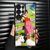 Heidi Cartoon Cute Plating Phone Case For Samsung Galaxy S24 S25 FE S26 Edge S23 Ultra S22 S21 Plus S20 Anti-Fall Airabag Cover