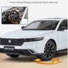 Масштаб 1/18 Honda Accord 2024 Модель автомобиля из сплава Симуляция звука и света Детская игрушка Коллекционные украшения Подарок на день рождения для мальчика
