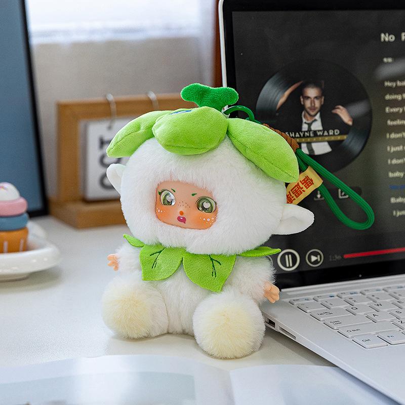 Супер милый плюшевый кулон в виде духа цветка, модная игрушка, украшение для стола, рюкзака для девочек, для пары, подвесное украшение, подарок для вечеринки