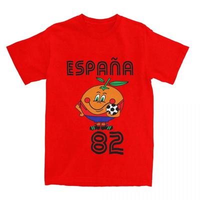 Unisex Unisex Espana 82 Spain Vintage Mascot 1982 T Shirt Clothes Vintage Tees Printed Accessories Soccer Football Cotton T-shirt .