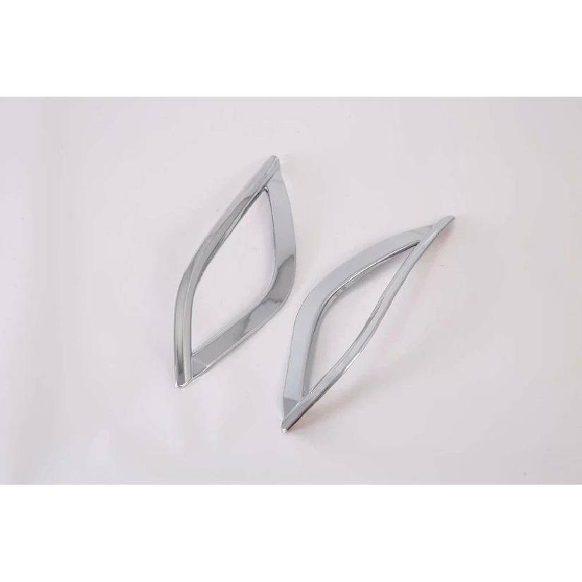 For Toyata Prius PHV XW50 Car Accessories ABS Chrome Rear Reflector Fog Light Lamp Cover Trim Bezel Frame Styling