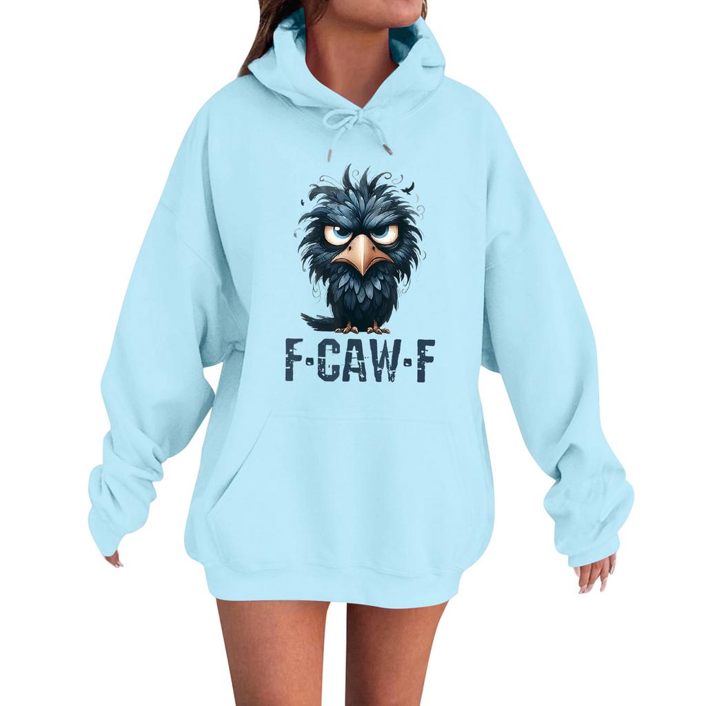 Women's Fashion Casual Long Sleeve Loose Printed Sweatshirt