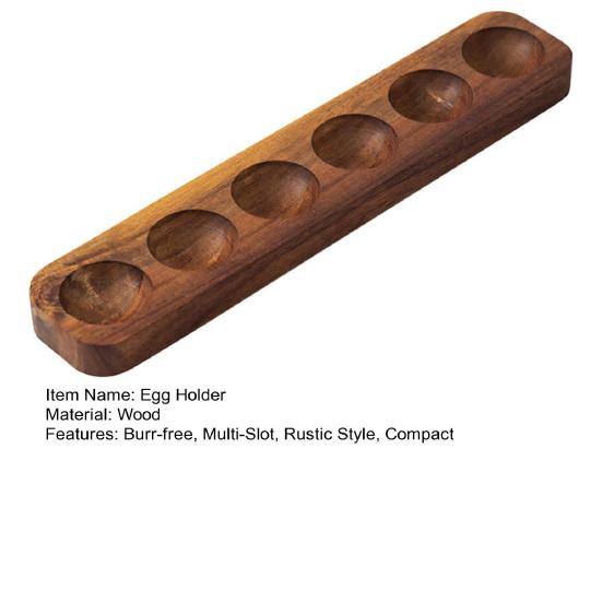 Деревянная подставка для яиц, деревенский лоток для яиц на 4 или 6 ячеек, настольный органайзер для яиц для кухни, холодильника, обеденного стола