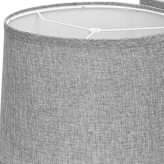 2Pcs Fabric Lamp Shade Metal Frame Construction Universal Simple Installation Light Cover Lampshade Replacement Parts